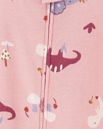 Toddler 1-Piece Dinosaur 100% Snug Fit Cotton Footless Pyjamas, 