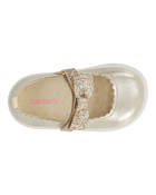  Every Step® First Walker Mary Jane Shoes - Gold, image 4 of 7 slides