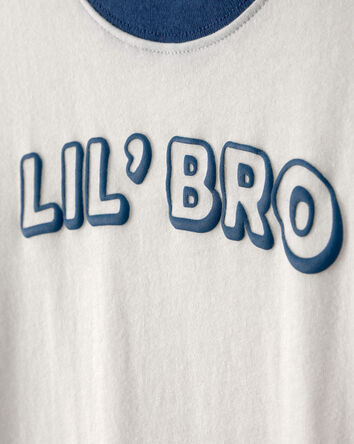 Toddler Boy 'Lil Bro' Graphic Tee - Ivory, 