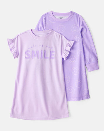 Jeune Emballage de 2 robes de nuit Binettes, 