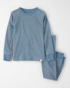 Toddler 2-Piece Organic Cotton Ribbed Pyjama, image 1 of 4 slides