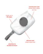 Grab & Go Snug Seal Wipes Case - Grey, image 3 of 6 slides
