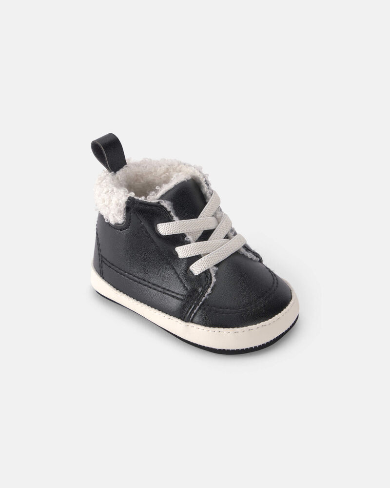 B&eacute;b&eacute; gar&ccedil;on - Espadrilles &agrave; tige haute - Noir, image 1 sur 6 diapositives