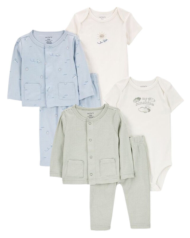 Multi Baby 6 Pack Cardigan Set Carter s Oshkosh Canada