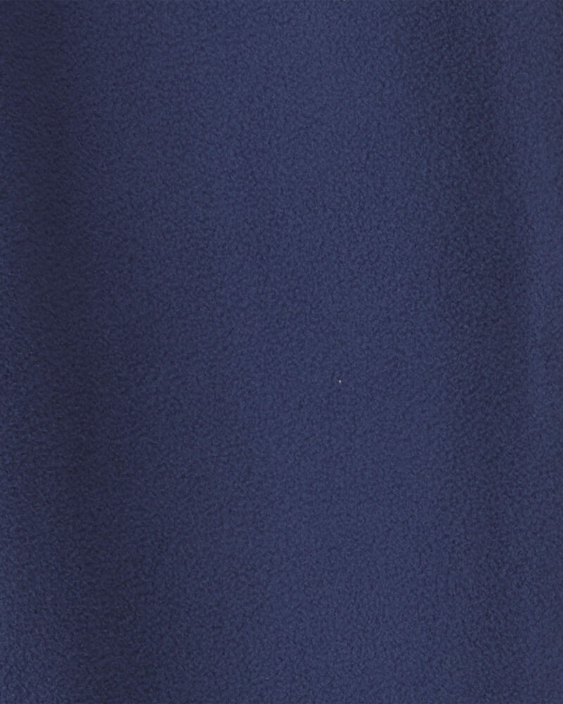 Boys Microfleece Wide-Leg Pants - Navy Blue, image 3 of 4 slides