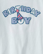 Toddler Boy 'Birthday Boy' Graphic Tee - Blue, image 2 of 3 slides