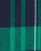 Kid Plaid Flannel Button-Down Shirt, image 2 of 3 slides
