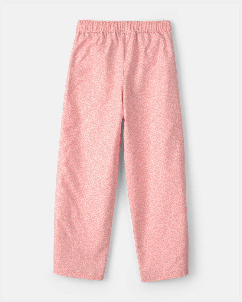 Filles - Pantalon &agrave; enfiler &agrave; motif g&eacute;om&eacute;trique &ndash; Rose, image 2 sur 3 diapositives
