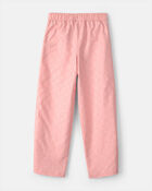 Filles - Pantalon &agrave; enfiler &agrave; motif g&eacute;om&eacute;trique &ndash; Rose, image 2 sur 3 diapositives
