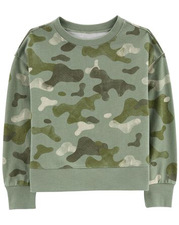 Camo French Terry Top, 