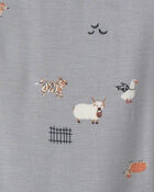 Baby Halloween PurelySoft&trade; 2-Way Zip Sleeper - Grey, image 5 of 9 slides