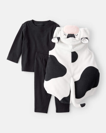Bébé Ensemble de 3 pièces Costume d'Halloween imprimé vache, 