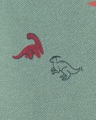 Toddler Boy 2-Piece Dinosaur French Terry Long-Sleeve Top & Pant Set - Green, image 3 of 4 slides