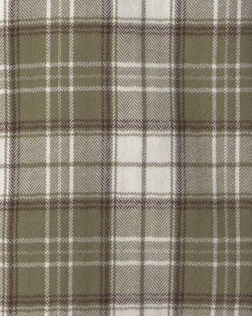 Gar&ccedil;ons - Chemise boutonn&eacute;e en flanelle de coton biologique, 