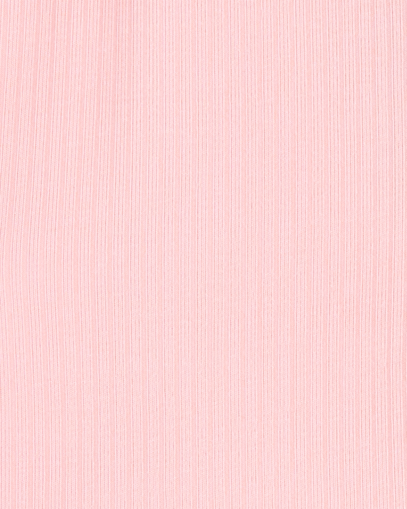 Baby Solid 2-Way Zip PurelySoft Sleeper Pyjamas - Pink, image 4 of 6 slides
