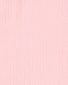 Baby Solid 2-Way Zip PurelySoft Sleeper Pyjamas - Pink, image 4 of 6 slides