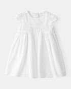 Baby Girl Textured Babydoll Dress, image 1 of 5 slides