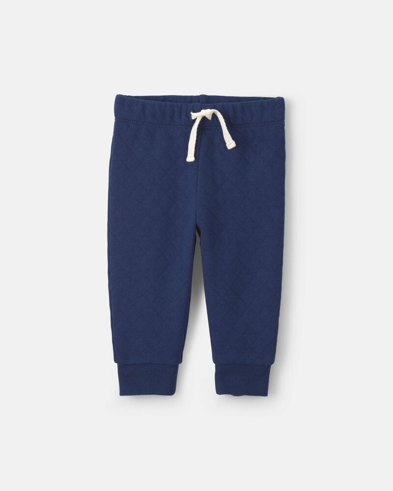 Baby Boy 2-Piece Striped Long-Sleeve Bodysuit & Pant Set - Navy Blue, image 2 of 5 slides