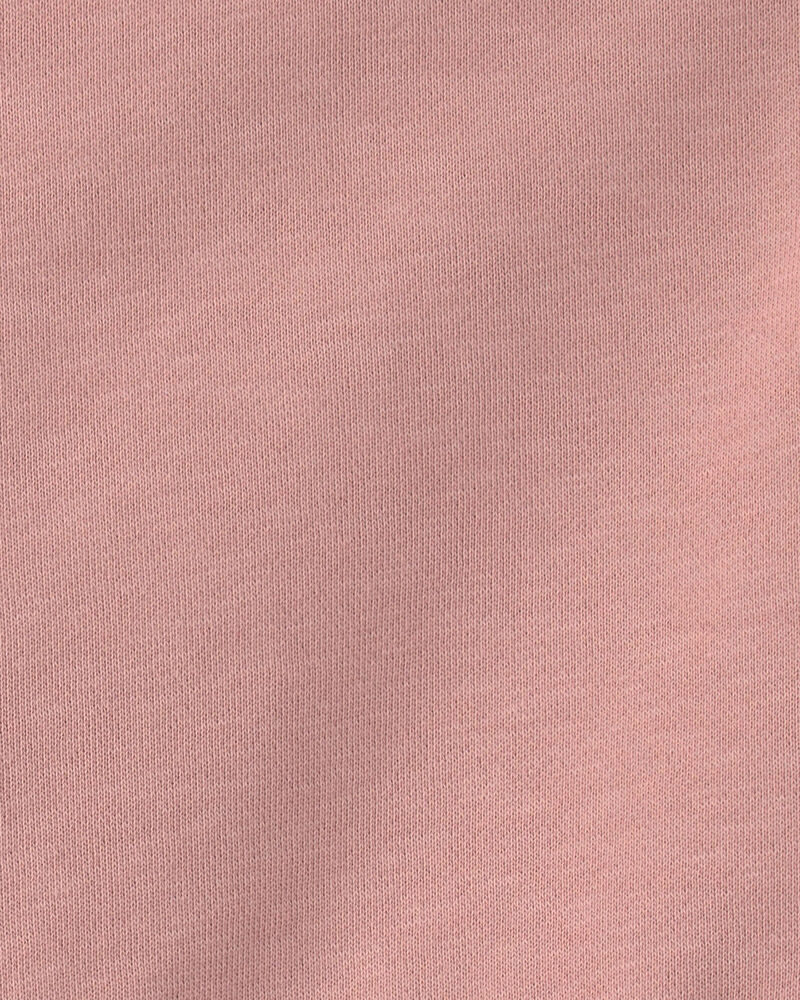 Tout-petit fille - Ensemble 2 pi&egrave;ces chandail et short en coton biologique - Rose, image 4 sur 4 diapositives