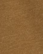 Kid Solid Knit Shorts - Brown, image 3 of 5 slides
