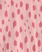 Girls Dots Short-Sleeve Top - Pink, image 2 of 3 slides