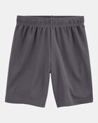 Boys Active Mesh Shorts - Grey, image 1 of 4 slides
