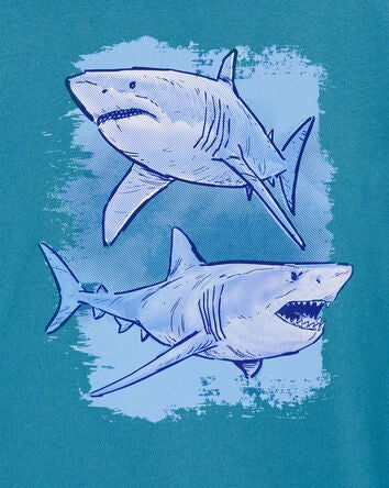 Kid Shark Long-Sleeve Graphic Tee, 