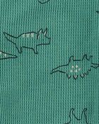 Toddler Boy 1-Piece Dinosaur Thermal Footie Pyjamas, image 2 of 4 slides