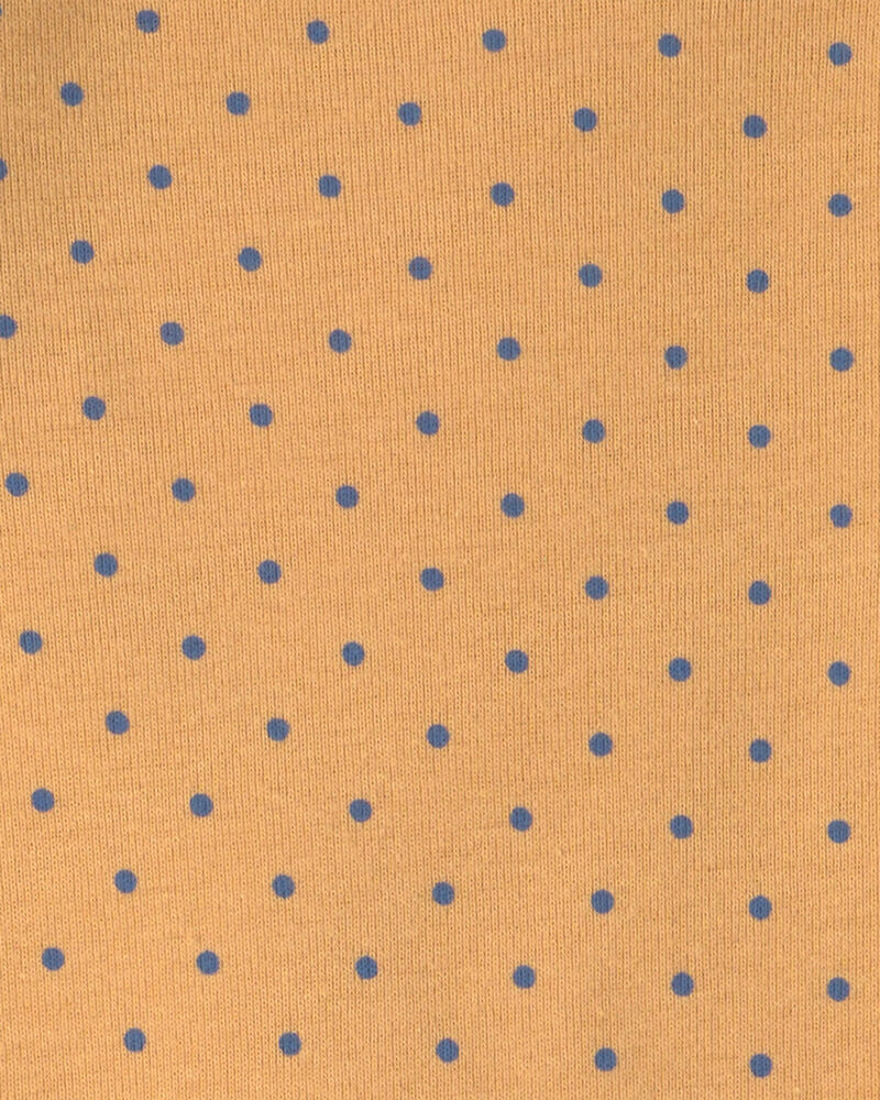 Baby Girl 4-Pack Bee Long-Sleeve Bodysuits - Yellow/Blue/Ivory, image 4 of 6 slides