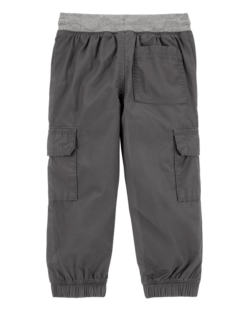 Enfant en bas âge Pantalon de jogging à enfiler style cargo, image 2 sur 4 diapositives