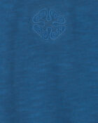 Tout-petit gar&ccedil;on - Chandail en jersey bouclette &agrave; logo OshKosh - Bleu, image 2 sur 2 diapositives