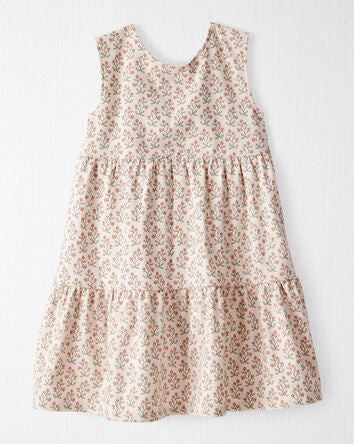 Toddler Organic Cotton Floral-Print Dress, 