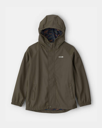 Boys Kombi Drop Waterproof Rain Jacket - Green, 