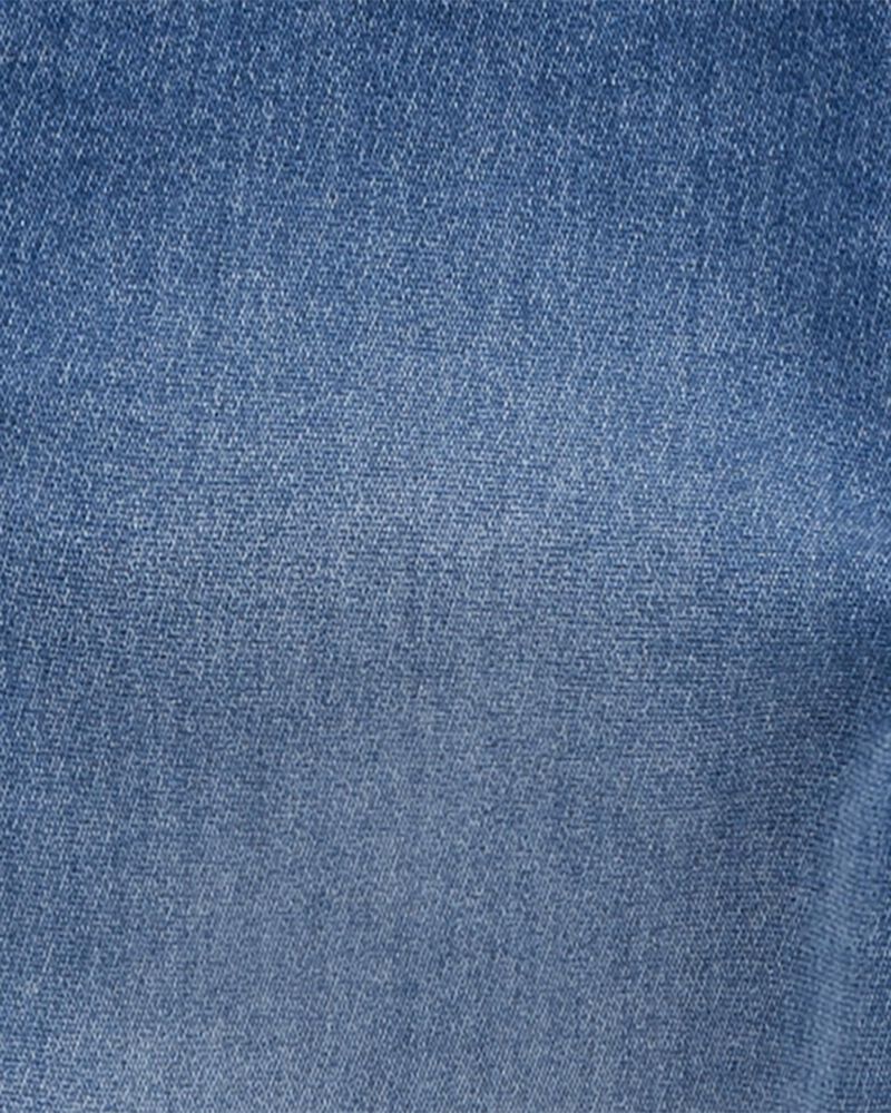 Enfant en bas âge Salopette en denim extensible - Délavage moyen, image 3 sur 5 diapositives