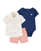 Baby 3-Piece Boat Outfit Set, image 1 of 5 slides