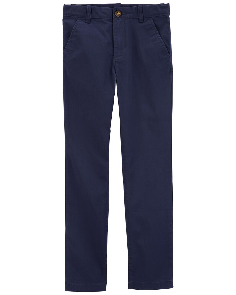 Navy FlatFront Pants