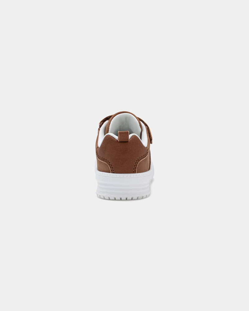 Tout-petit gar&ccedil;on - Chaussures d&eacute;contract&eacute;es de couleur unie - Brun, image 3 sur 6 diapositives