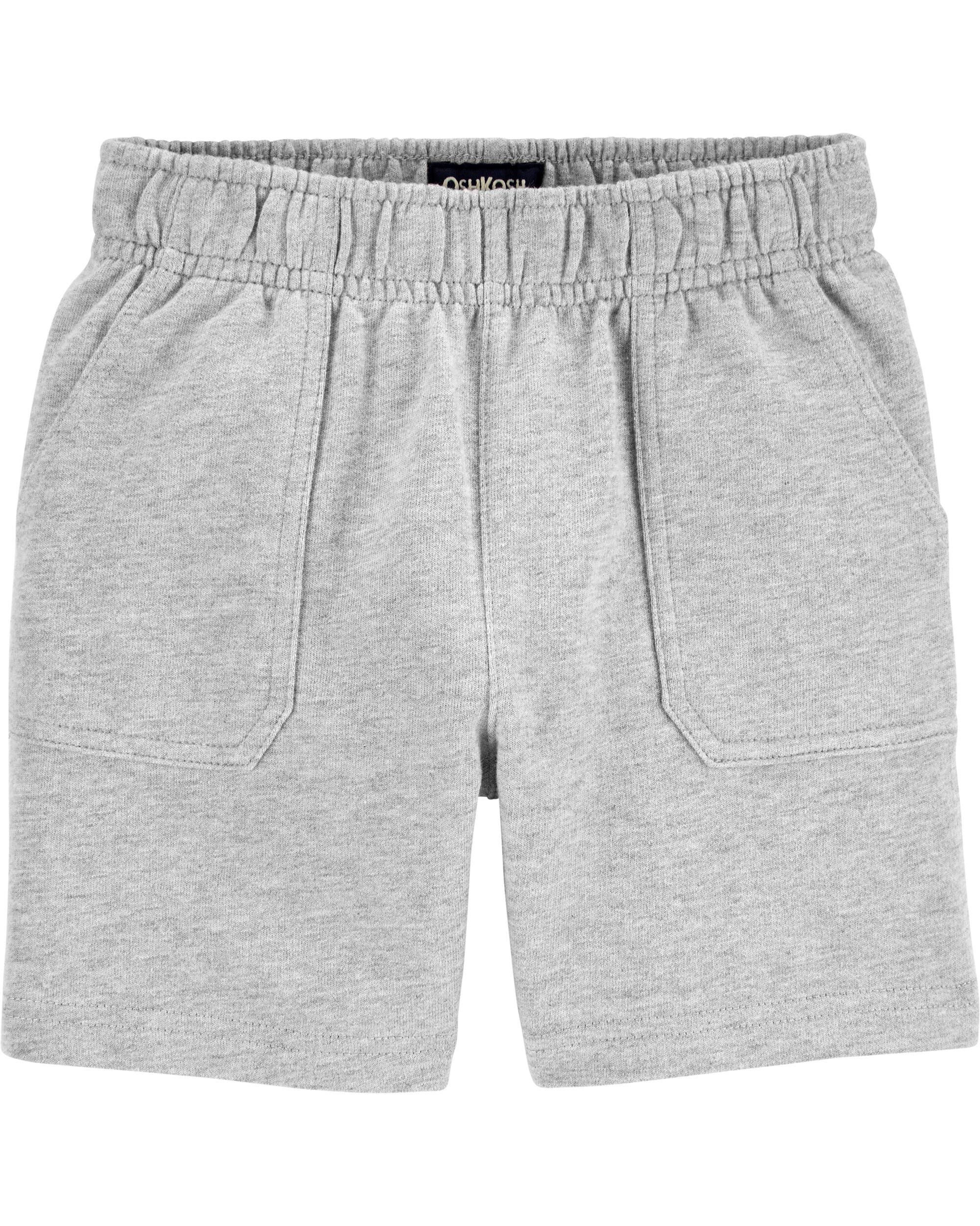 french terry overall shorts