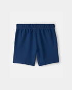 Gar&ccedil;ons - Shorts en Jersey bouclette - Bleu, image 2 sur 3 diapositives
