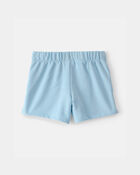 Toddler Girl French Terry Shorts - Blue, image 2 of 4 slides