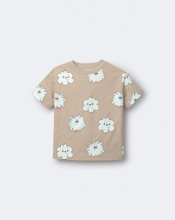 Tout-petit - T-shirt d&eacute;contract&eacute; &agrave; imprim&eacute; Squish - Kaki, 