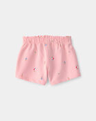 Baby Girl Ice Cream French Terry Shorts - Pink, image 2 of 4 slides