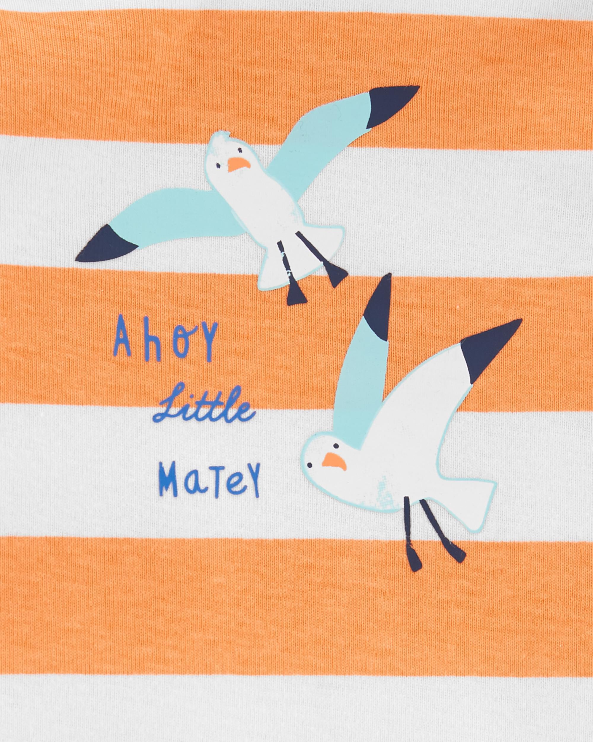 Baby boy anchor outfit top