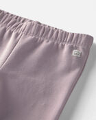 Toddler Girl 2-Pack Recycled Fleece Leggings Made with Organic Cotton, image 2 of 5 slides