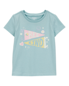 Toddler Bee Kind Short-Sleeve Graphic Tee-Green, image 1 of 2 slides