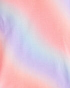 Girls Rainbow Print 100% Cotton Long-Sleeve 4-Piece Pyjamas - White, image 3 of 4 slides