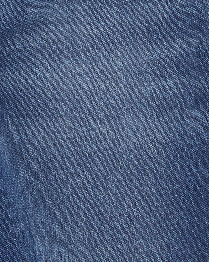 Bébé Pantalon en tricot de denim à bretelles, image 3 sur 5 diapositives