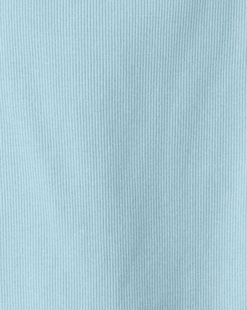 Girls Rib Top - Blue, 