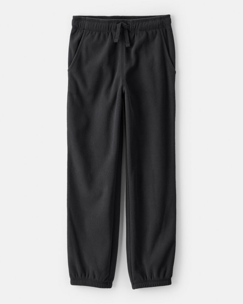 Boys Fleece Joggers - Black, image 1 of 4 slides