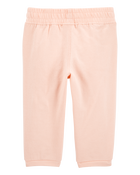 Bébé Pantalon de jogging à enfiler en jersey bouclette - Rose, image 2 sur 4 diapositives